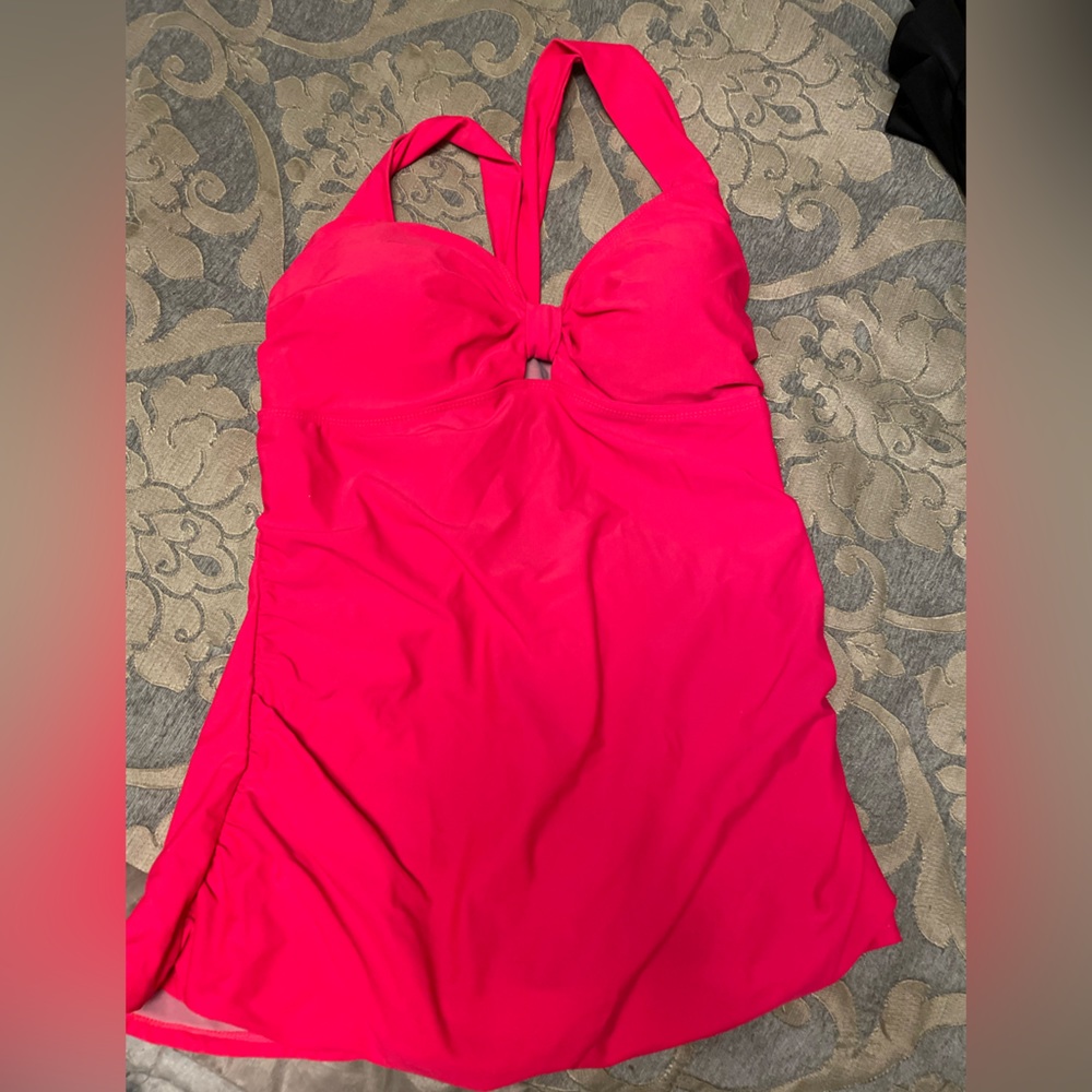 Bright Pink Torrid Tankini Top